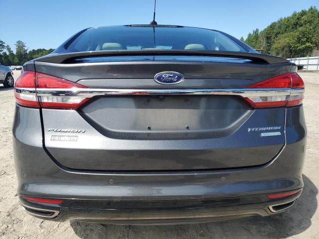 3FA6P0K9XHR212634 - 2017 FORD FUSION TITANIUM Graphite photo 6