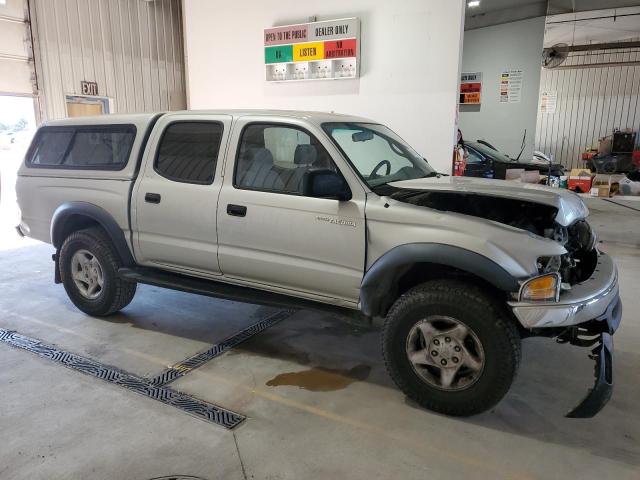 5TEHN72N93Z263324 - 2003 TOYOTA TACOMA DOUBLE CAB SILVER photo 4
