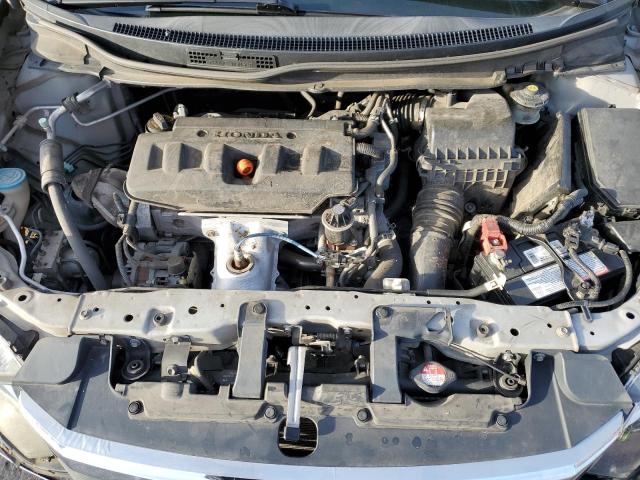 2HGFB2F50CH566275 - 2012 HONDA CIVIC LX SILVER photo 11