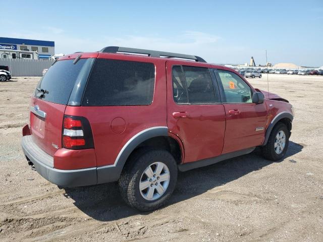 1FMEU73E27UB65203 - 2007 FORD EXPLORER XLT RED photo 3