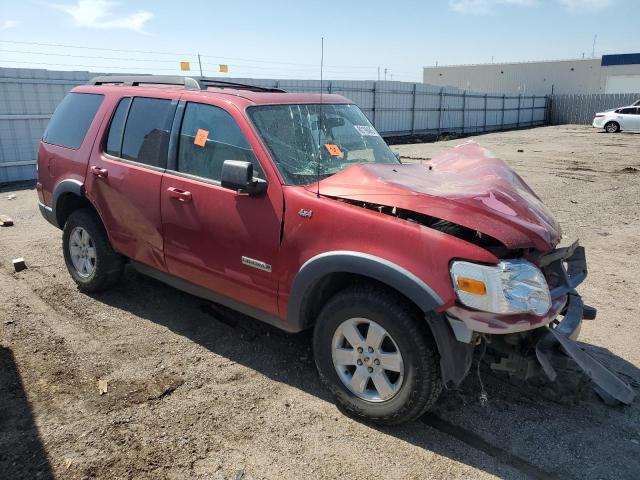 1FMEU73E27UB65203 - 2007 FORD EXPLORER XLT RED photo 4