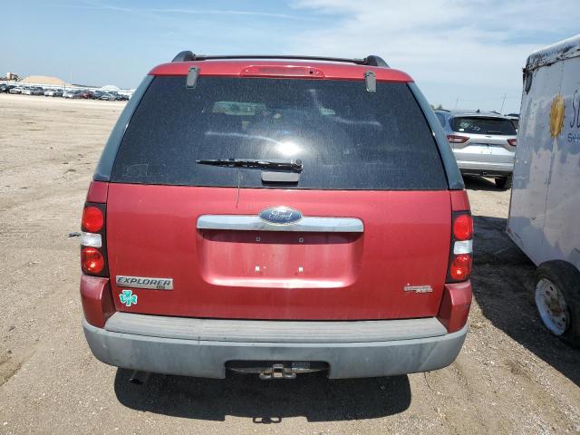 1FMEU73E27UB65203 - 2007 FORD EXPLORER XLT RED photo 6