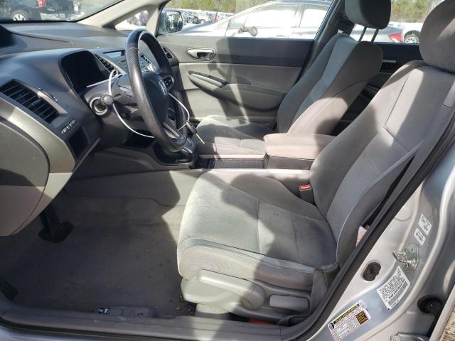 2HGFA16559H337208 - 2009 HONDA CIVIC LX SILVER photo 7