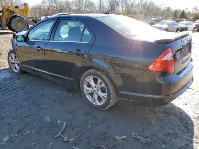 3FAHP0HA2CR360635 - 2012 FORD FUSION SE BLACK photo 2