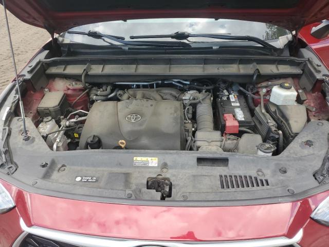 5TDHZRBH9LS055886 - 2020 TOYOTA HIGHLANDER XLE Rojo foto 12