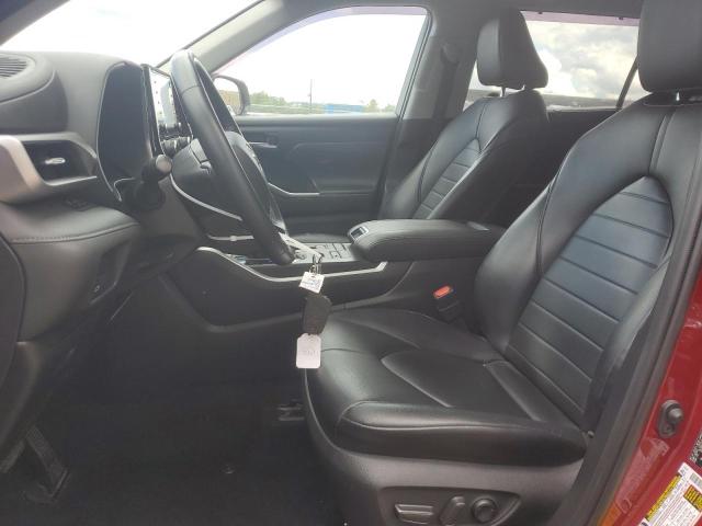 5TDHZRBH9LS055886 - 2020 TOYOTA HIGHLANDER XLE Rojo foto 7