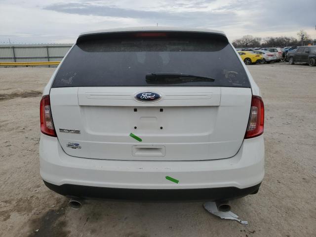 2FMDK3GC6DBC49187 - 2013 FORD EDGE SE WHITE photo 6