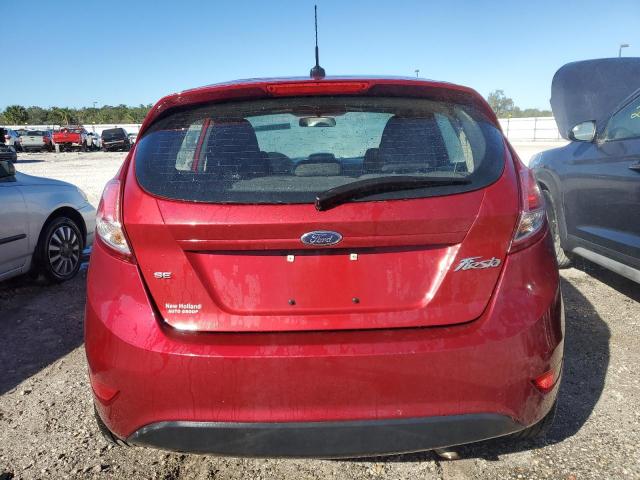 3FADP4EJ9HM132324 - 2017 FORD FIESTA SE RED photo 6