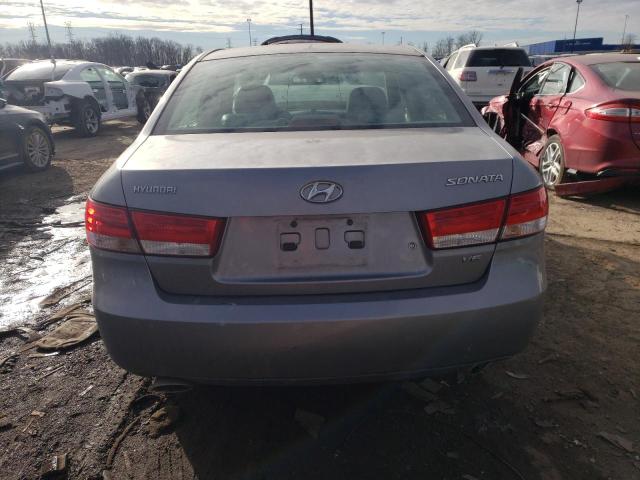 5NPEU46F56H024366 - 2006 HYUNDAI SONATA GLS SILVER photo 6