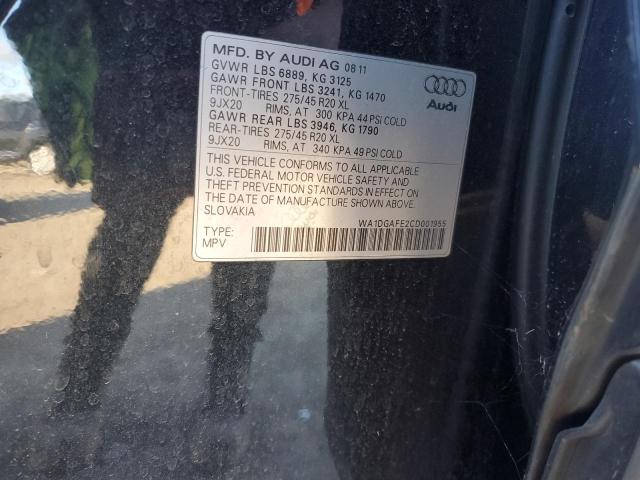 WA1DGAFE2CD001955 - 2012 AUDI Q7 PRESTIGE 蓝色 照片 14