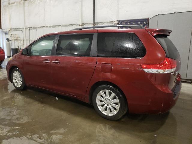 5TDDK3DCXCS030965 - 2012 TOYOTA SIENNA XLE 红色 照片 2