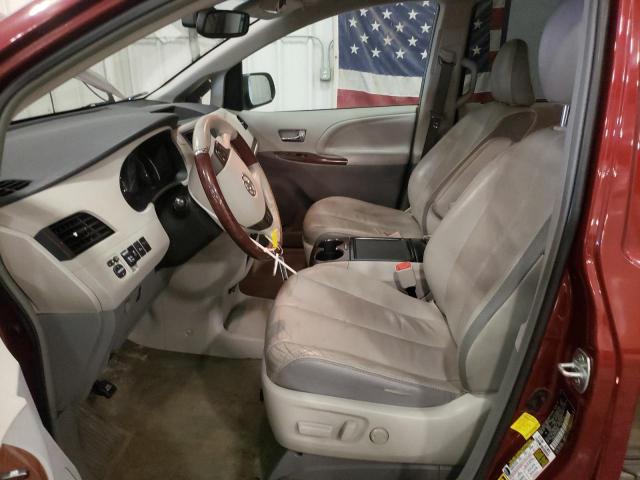5TDDK3DCXCS030965 - 2012 TOYOTA SIENNA XLE 红色 照片 7