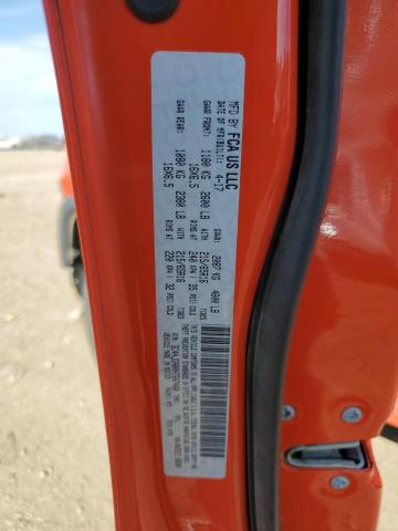 3C4NJDAB0HT647460 - 2017 JEEP COMPASS SPORT ORANGE photo 14