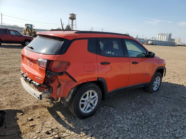 3C4NJDAB0HT647460 - 2017 JEEP COMPASS SPORT ORANGE photo 3