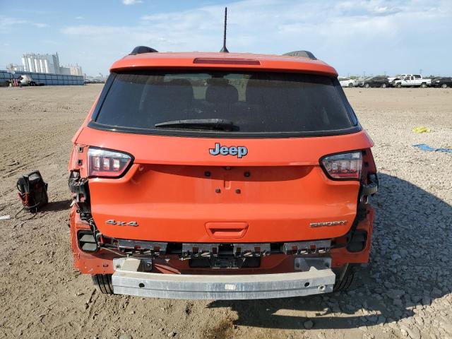 3C4NJDAB0HT647460 - 2017 JEEP COMPASS SPORT ORANGE photo 6