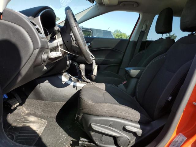3C4NJDAB0HT647460 - 2017 JEEP COMPASS SPORT ORANGE photo 7