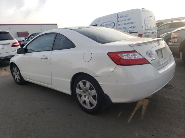 2HGFG12646H580808 - 2006 HONDA CIVIC LX WHITE photo 2