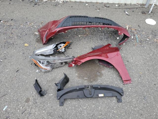 JTDEPMAE4NJ226613 - 2022 TOYOTA COROLLA LE RED photo 12