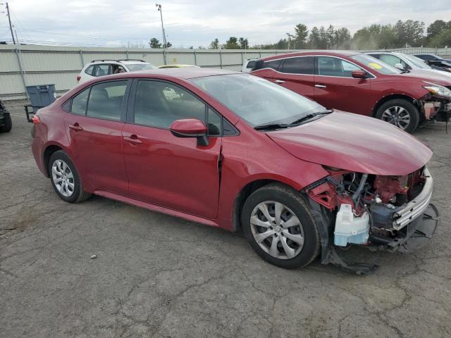 JTDEPMAE4NJ226613 - 2022 TOYOTA COROLLA LE RED photo 4
