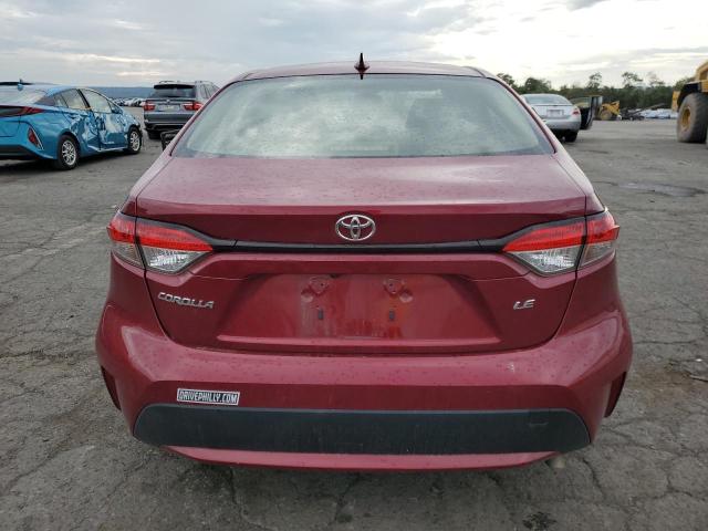 JTDEPMAE4NJ226613 - 2022 TOYOTA COROLLA LE RED photo 6