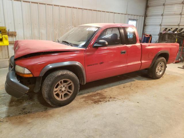 1B7GL12X42S718339 - 2002 DODGE DAKOTA BASE RED photo 1