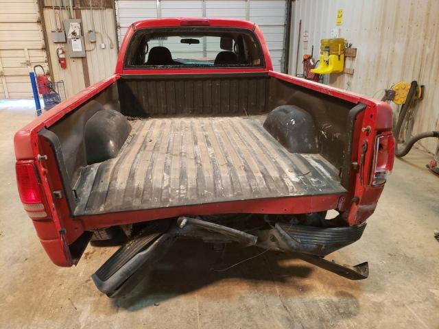 1B7GL12X42S718339 - 2002 DODGE DAKOTA BASE RED photo 6