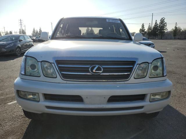 JTJHT00WX33526683 - 2003 LEXUS LX 470 WHITE photo 5