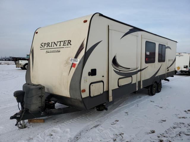 4YDT29B23H1533196 - 2017 KEYSTONE SPRINTER BEIGE photo 2