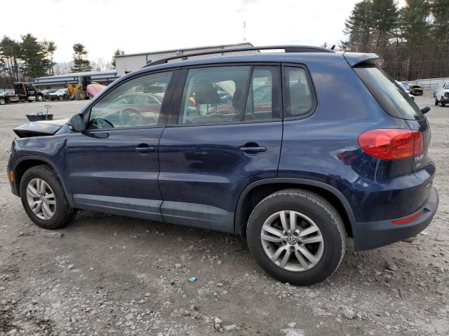 WVGBV7AX3GW580572 - 2016 VOLKSWAGEN TIGUAN S BLUE photo 2