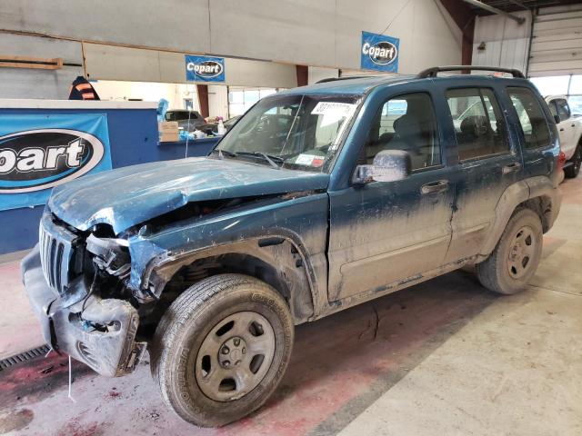 1J4GK48K94W143404 - 2004 JEEP LIBERTY SPORT BLUE photo 1