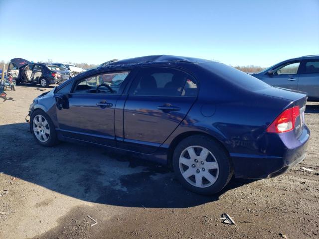 2HGFA1F57BH535049 - 2011 HONDA CIVIC LX BLUE photo 2