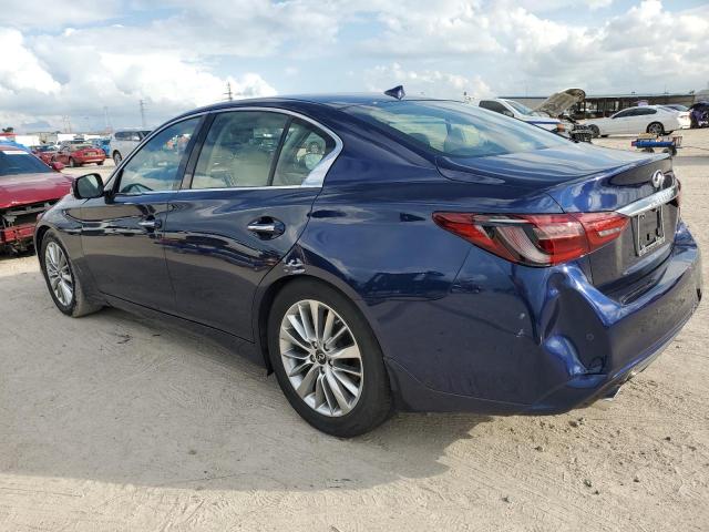 JN1EV7BPXNM311464 - 2022 INFINITI Q50 LUXE BLUE photo 2