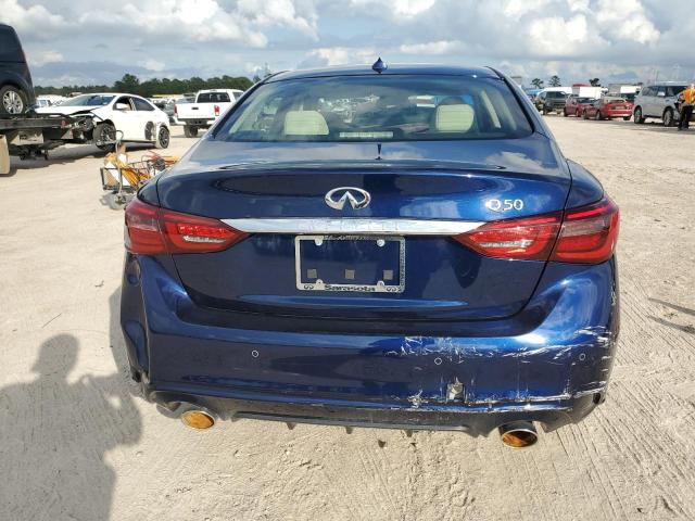 JN1EV7BPXNM311464 - 2022 INFINITI Q50 LUXE BLUE photo 6