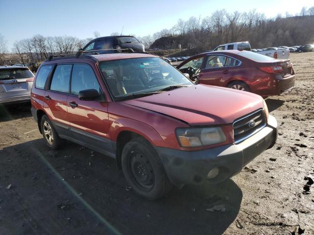 JF1SG636X5H736739 - 2005 SUBARU FORESTER 2.5X BURGUNDY photo 4