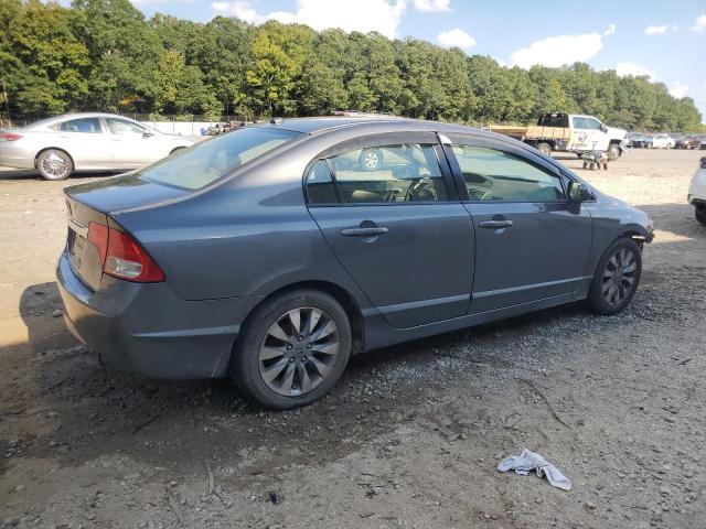 2HGFA16829H324328 - 2009 HONDA CIVIC EX GRAY photo 3