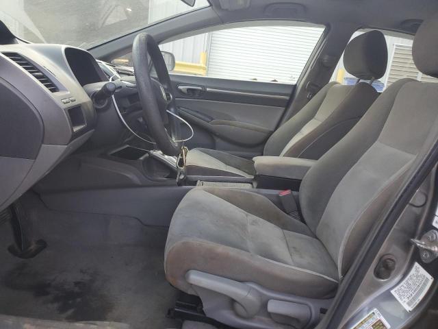 2HGFA16829H324328 - 2009 HONDA CIVIC EX GRAY photo 7