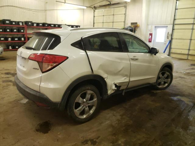 3CZRU6H7XGM728099 - 2016 HONDA HR-V EXL WHITE photo 3