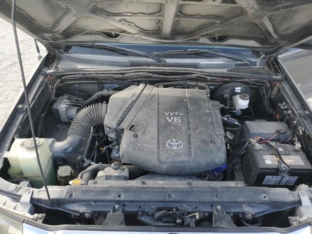 3TMJU4GN1AM096866 - 2010 TOYOTA TACOMA DOUBLE CAB PRERUNNER GRAY photo 11