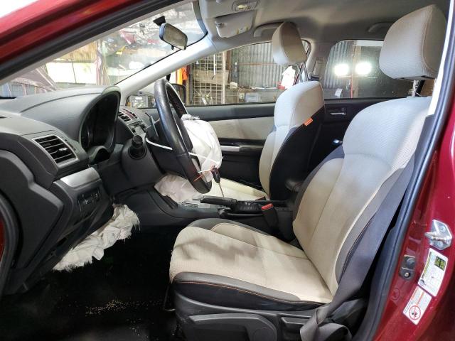 JF2GPABC8H8226213 - 2017 SUBARU CROSSTREK PREMIUM BURGUNDY photo 7