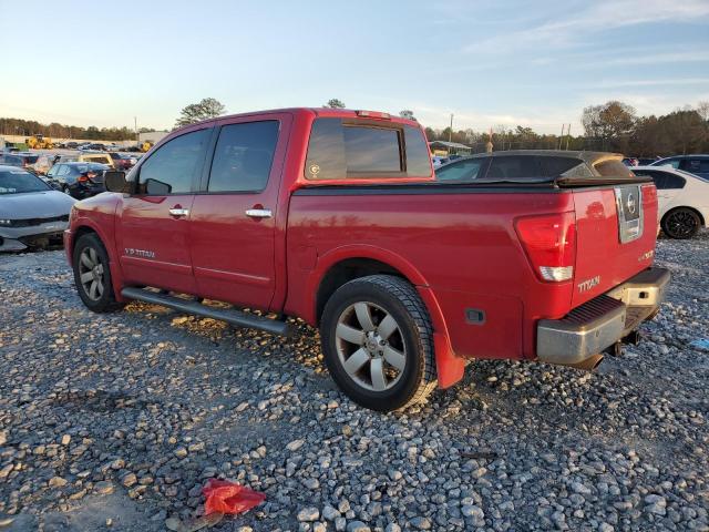 1N6BA07D48N343792 - 2008 NISSAN TITAN XE RED photo 2