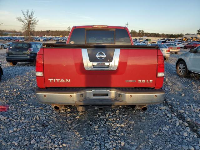 1N6BA07D48N343792 - 2008 NISSAN TITAN XE RED photo 6