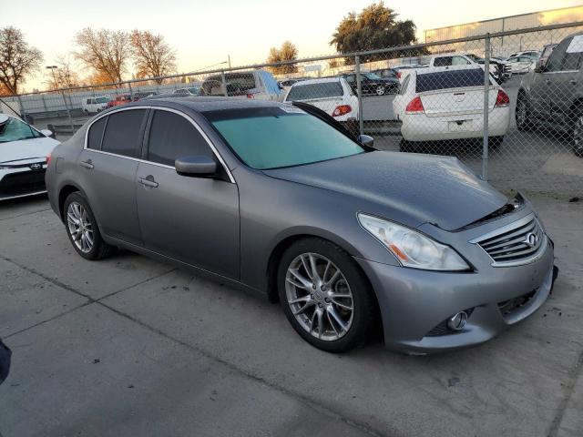 JN1CV6AP2CM628574 - 2012 INFINITI G37 BASE GRAY photo 4