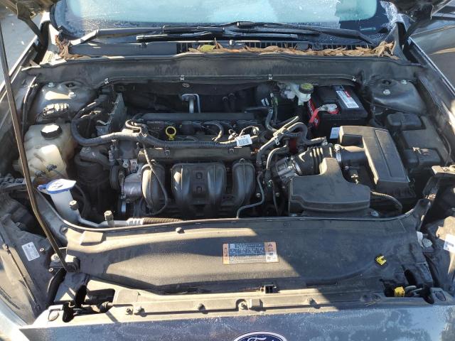 3FA6P0H72FR168891 - 2015 FORD FUSION SE GRAY photo 11