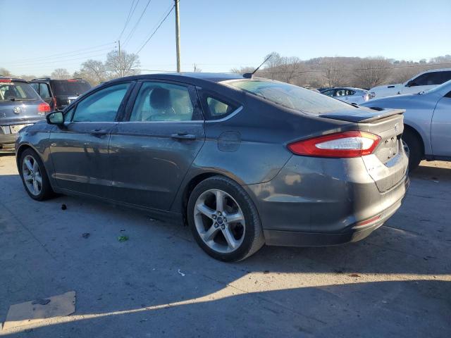 3FA6P0H72FR168891 - 2015 FORD FUSION SE GRAY photo 2