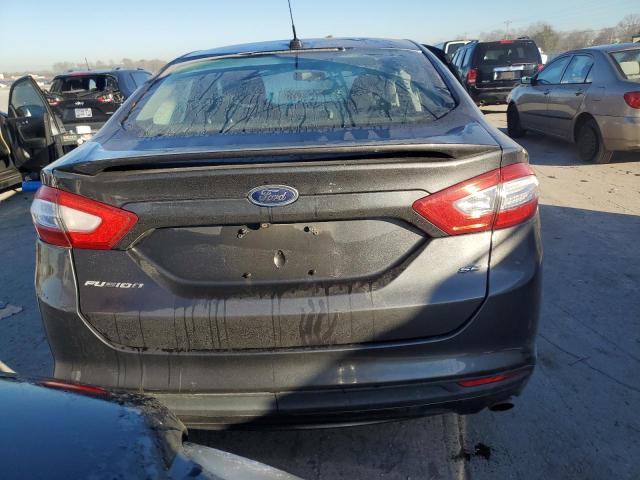 3FA6P0H72FR168891 - 2015 FORD FUSION SE GRAY photo 6