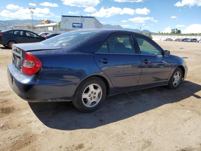 4T1BF30K72U536140 - 2002 TOYOTA CAMRY LE BLUE photo 3