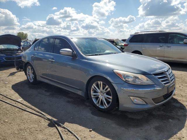 KMHGC4DD4EU262156 - 2014 HYUNDAI GENESIS 3.8L GRAY photo 4