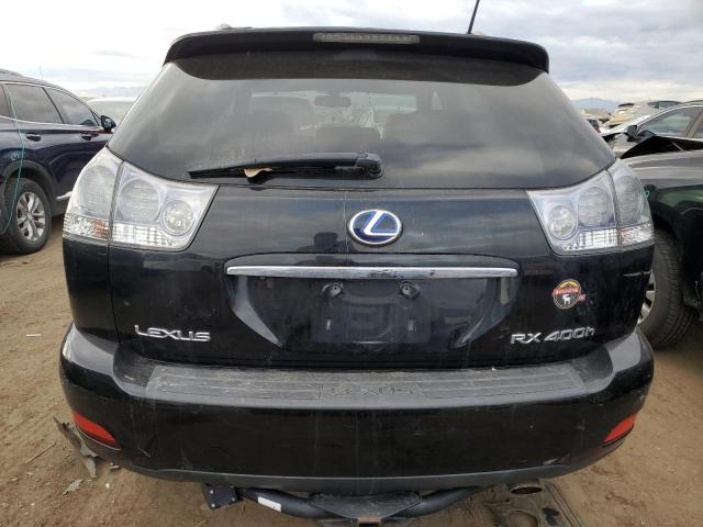 JTJHW31U782042876 - 2008 LEXUS RX 400H BLACK photo 6