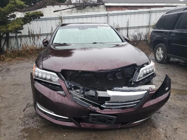 JH4KC1F95EC007252 - 2014 ACURA RLX ADVANCE BROWN photo 5