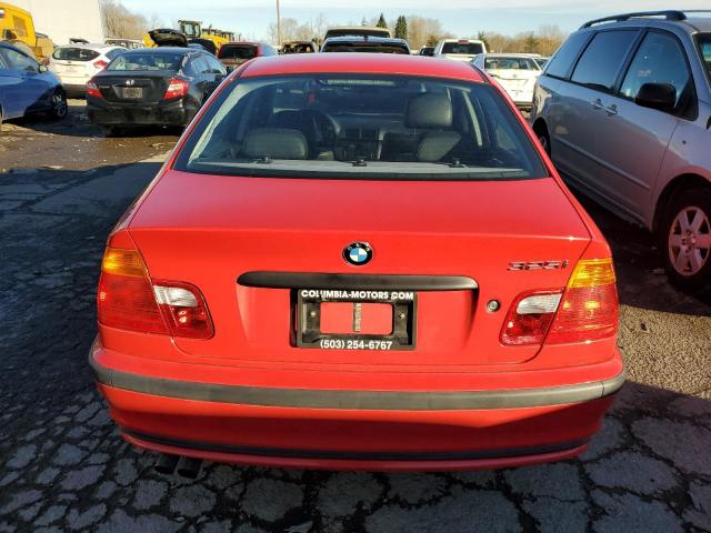 WBAAV33451FU89206 - 2001 BMW 325 I RED photo 6